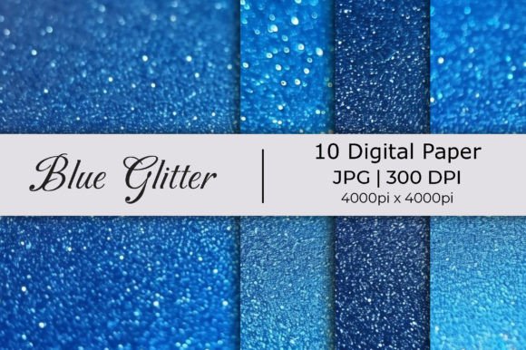 Elevate Your Digital Projects with Blue Big Glitter Paper Backgrounds
