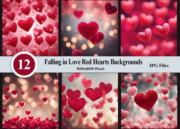 Falling in Love Red Hearts Backgrounds: A Digital Backdrop Guide