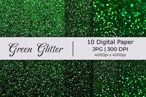 Green Big Glitter Paper Backgrounds: A Designer's Secret Weapon