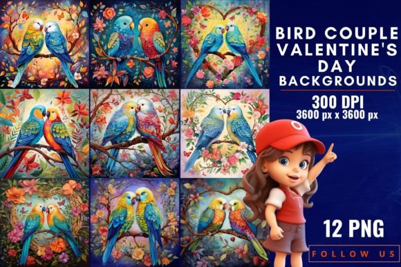 Lovebirds' Serenade: Infuse Projects with Romantic Avian Charm
