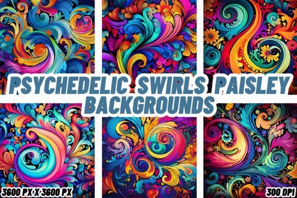Psychedelic Swirls Paisley Backgrounds: A Designer's Guide
