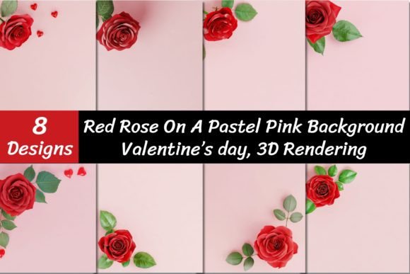 Red Rose Valentine's Day Backgrounds: A Designer's Asset