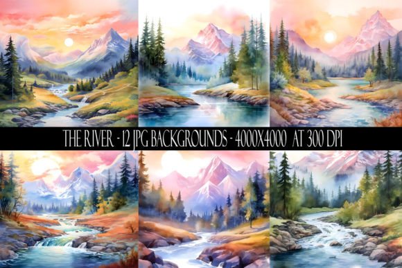 Unlocking Visual Depth with The River Backgrounds