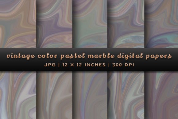 Vintage Color Pastel Marble Backgrounds: A Designer's Dream