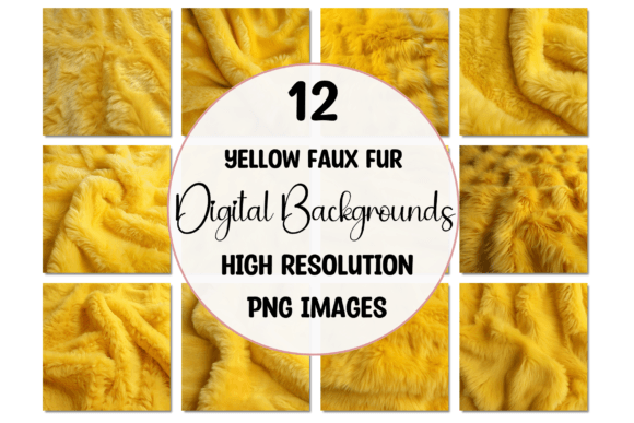 Yellow Faux Fur Texture Backgrounds: A Guide for Digital Creators